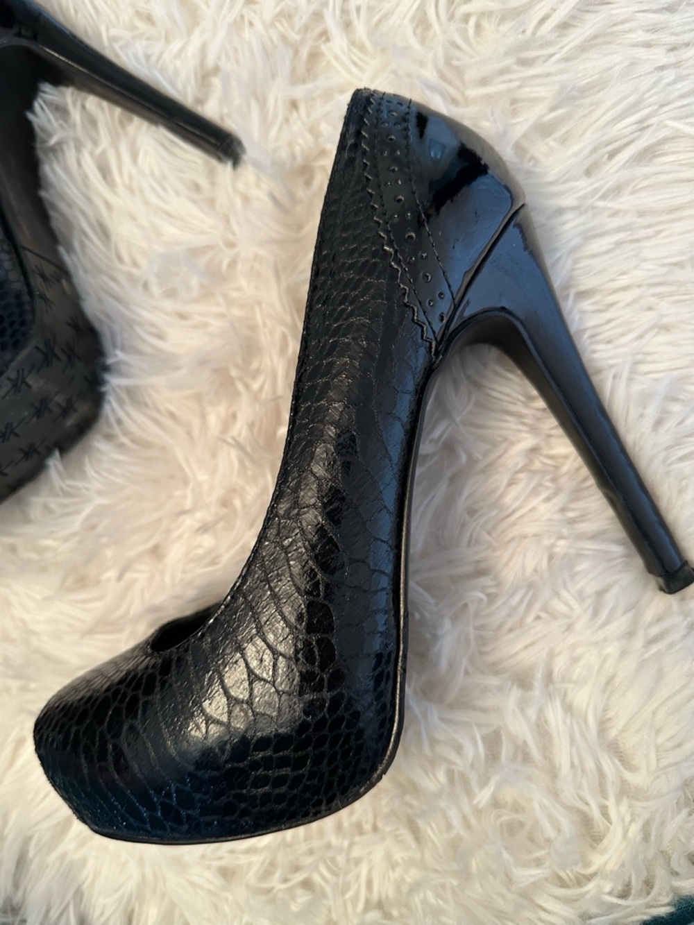 Croc platform heels - Picture 5 of 9